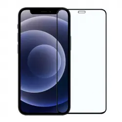 OcioDual Protector de Pantalla Cristal Templado Premium 9D Borde Negro para Iphone 12 Mini