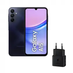 Samsung Galaxy A15 4/128GB Negro Libre + Cargador