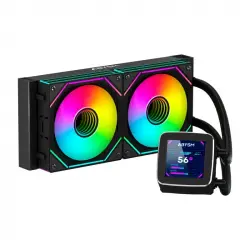 Abysm Gaming Refrigeración Líquida Oceanic 240 Black Argb Con Pantalla Lcd De 2.8''