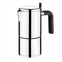 BRA Bali Cafetera Italiana 4 Tazas Acero Inoxidable