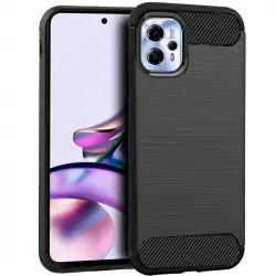 Cool Carcasa Carbón Negro para Motorola Moto G13/G23