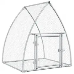 Jaula Para Conejos Acero Galvanizado Plateado 100x105x120 Cm Vidaxl