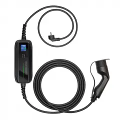 Clover Life Cable de Carga para Vehículos Eléctricos Enchufe Schuko y Tipo 2 IEC 62196-2 Pantalla LED