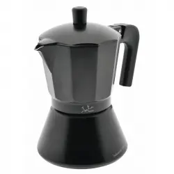 Jata CFI Cafetera Italiana 9 Tazas Negra