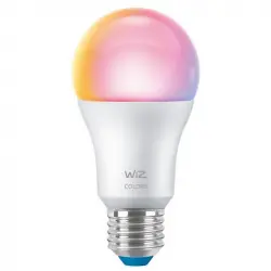 Wiz Bombilla LED Wi-Fi BLE 60W A60 E27 922-65 RGB 1PF/6 8.5W 806lm 2200-6500K Satinado