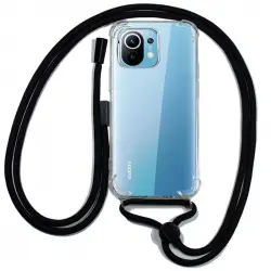 Cool Funda Transparente con Cordón Liso para Xiaomi Mi 11