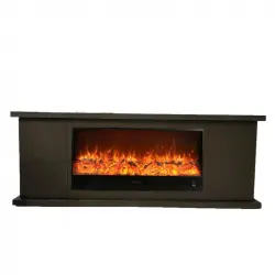 Chimenea Móvil Y Electrica 1500w Chimenea Móvil Arosio 108 Antracita