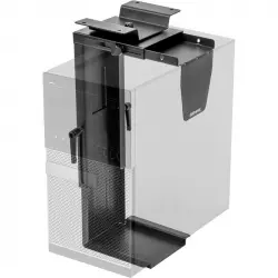 Duronic DMHD1 Soporte de Torre de Ordenador Flotante Bajo Escritorio Giratorio 360° 28 a 48,5 Cm