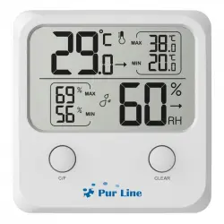 Purline WS01N Estación Meteorológica para Interiores Blanca