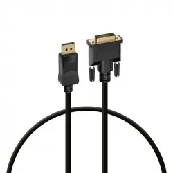 PcCom Essential Cable DisplayPort a DVI 1m Negro