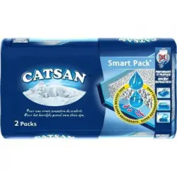 Basura Y Bolsa Catsan Listas Para Instalar Smartpack 2 X 4 L - Para Gatos