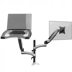 Duronic DM65L1X1 Soporte Monitor 15"/27" VESA 100x100 Máx 8Kg