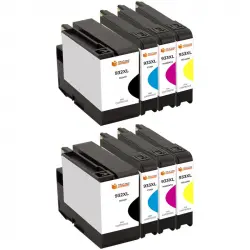 Pccom Essential Hp 932xl/933xl Cartucho Tinta Compatible Negro/cian/magenta/amarillo Pack 5