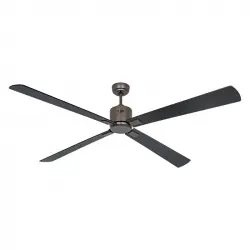 CasaFan Eco Neo III BZ-SW/TK Ventilador de Techo con Motor Luz Mando y Aspas Reversibles 28W