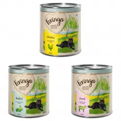 Feringa Single Meat Menu 6 x 800 g - Pack mixto 1 (pollo, conejo, cordero)