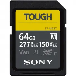 Sony Tough SF-M64T SDXC 64GB UHS-II U3 V60 Clase 10