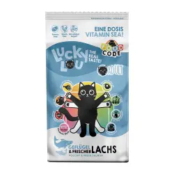 Lucky Lou Adult Ave y salmón - 340 g