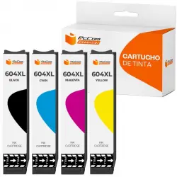 Pccom Essential Epson 604xl Cartucho Tinta Compatible Negro/cian/magenta/amarillo Pack 4