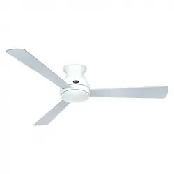 CasaFan Eco Pallas 142 WE-SI/KI Ventilador de Techo con Motor Luz Mando y Aspas Reversibles 27W