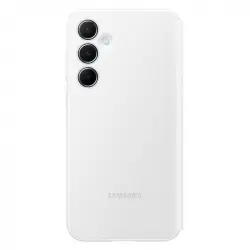 Samsung Smart View Wallet Case Funda Blanca para Samsung Galaxy A55 5G