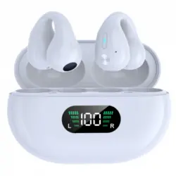 Klack Auriculares Inalámbricos con Conducción Ósea Blancos