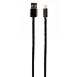 Muvit Cable USB a USB-C 2A Macho/Macho Conector Magnético 1.2m Negro