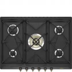 Smeg Coloniale SRV876AOGH Placa de Gas 5 Zonas Antracita