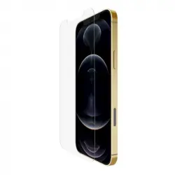 Belkin ScreenForce Protector de Pantalla Antimicrobiano UltraGlass para iPhone 12 Pro Max