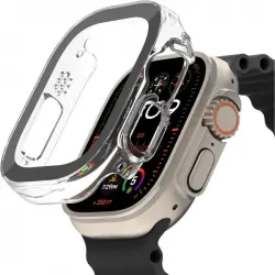 Belkin ScreenForce TemperedCurve Protector de Pantalla 2 en 1 para Apple Watch Ultra y Ultra 2