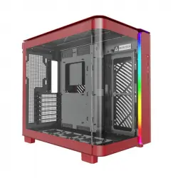 Montech KING 95 Cristal Templado USB 3.2 Rojo