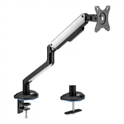Aisens Soporte de Mesa RGB Gaming Contrapeso Giratorio e Inclinable para Monitor/TV 9 kg de 17-32