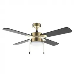 Cecotec EnergySilence Aero 450 Goldblack Ventilador de Techo con Luz 50W Negro/Dorado