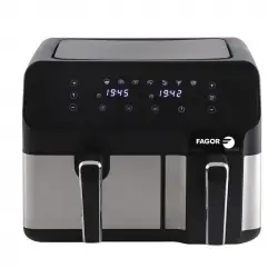 Fagor Naturfry DUO Freidora de Aire Dual 5.3L+3.3L 2900W Negra