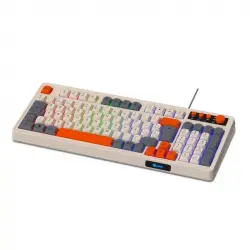 PcCom Essential RetroWave Teclado Multicolor