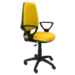 Piqueras y Crespo Elche CP Bali Silla de Oficina Brazos Fijos Ruedas Nylon Amarilla