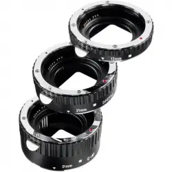 Walimex Pro Juego de Anillos Extensores Macro para Canon