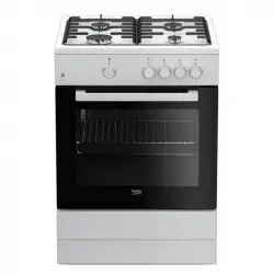 Beko FSG62000DWL Cocina Gas 4 Fuegos Blanco