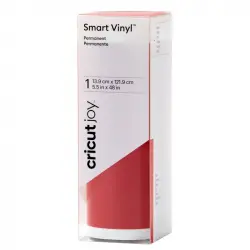 Cricut Smart Vinyl Vinilo de Transferencia Térmica Permanente Rojo Mate