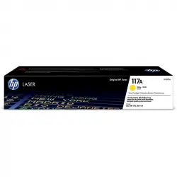 HP Láser 117A Tóner Original Amarillo