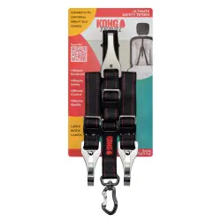Correa de seguridad KONG Travel Ultimate para el coche - Aprox. 79 - 126 cm de largo, 3,8 cm de ancho