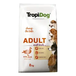 Tropidog Premium Adult Small pato y arroz - 8 kg