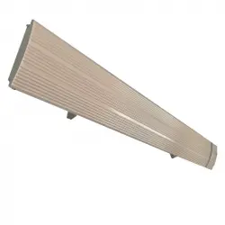 MPC Marbella Calentador Cerámico Infrarrojo para Exterior 1800W Blanco