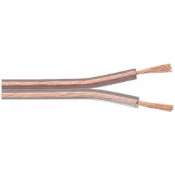 Goobay Cable para Altavoz 2x0.75mm 100m Transparente
