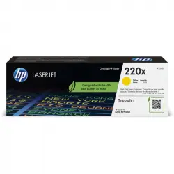 Cartucho de Tóner Original Alto Rendimiento HP 220X Amarillo