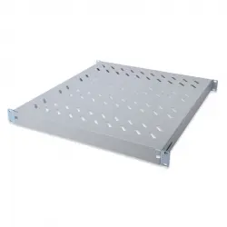 Digitus Balda con Carril de Fijación Variable de 500mm a 700mm para Armarios de 483mm 19" 1U Gris