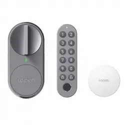 Lockin Retrofit Diy Pack Cerradura Inteligente Bluetooth + Teclado Dactilar + Bridge WiFi