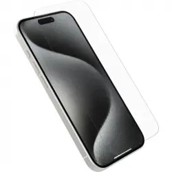 OtterBox Glass Premium Protector de Vidrio Antimicro para iPhone 15 Pro