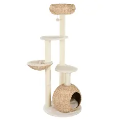 Rascador Laguna para gatos - Crema