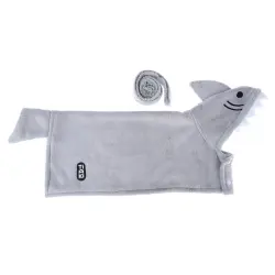 Albornoz para perros TIAKI Tiburón - Longitud de la espalda: aprox. 40 cm