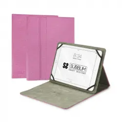 Subblim Clever Stand Funda Rosa para Tablet de 10.1"